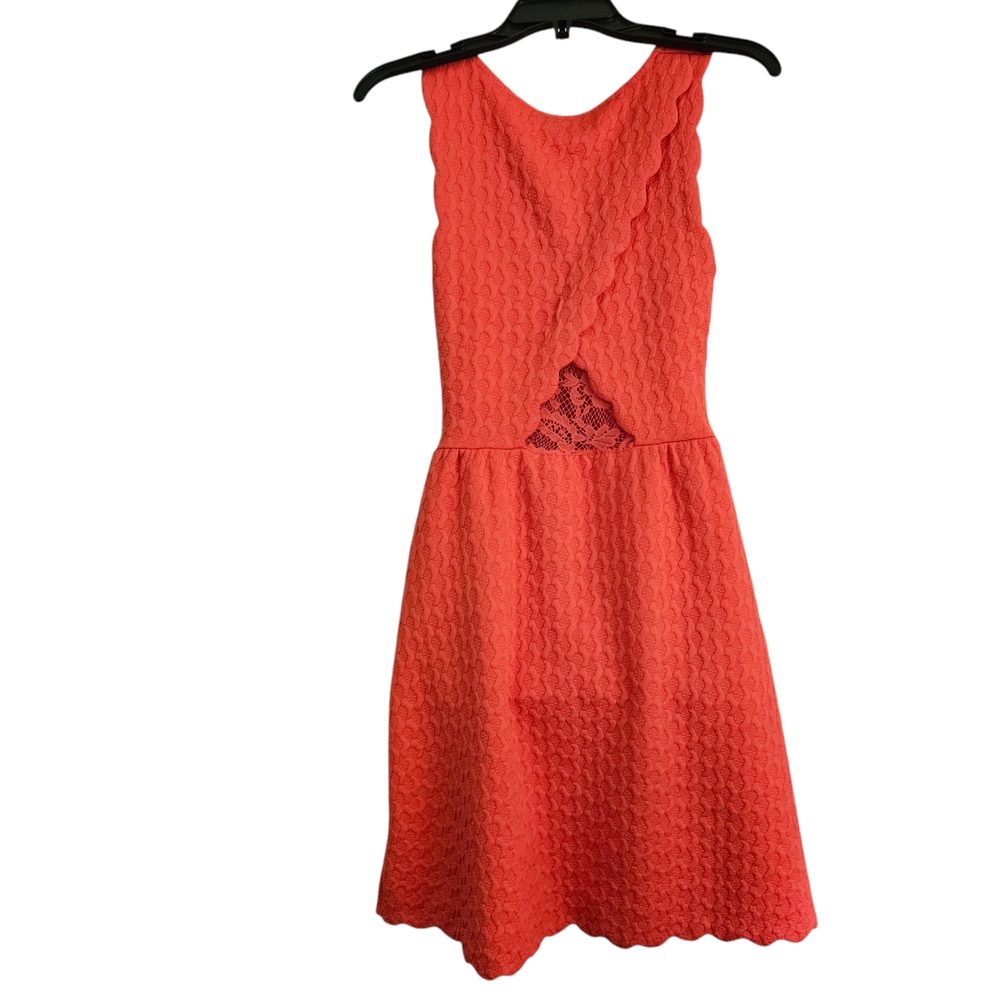 Anthropologie By Maeve Fit and Flare Orange Dress Women's Small - Picture 4 of 10